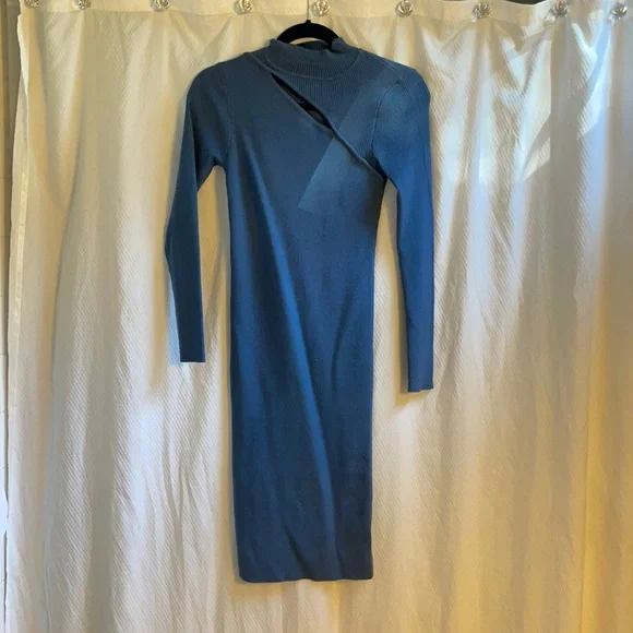 eyelet blue dress Mayoral Kids Blue Dress for Girls